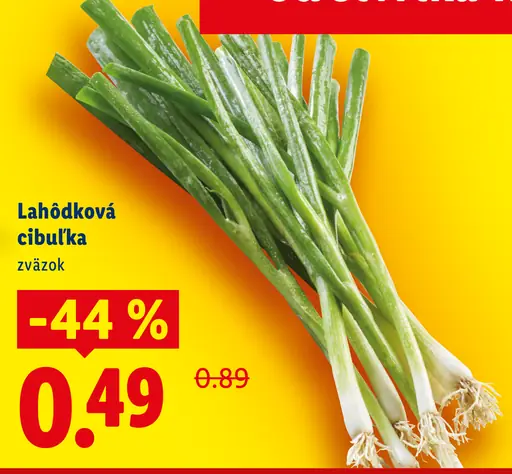 Lahôdková cibuľka zväzok