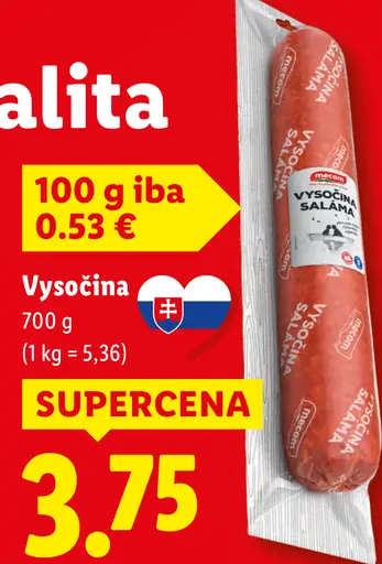 Vysoká Vysočina saláma