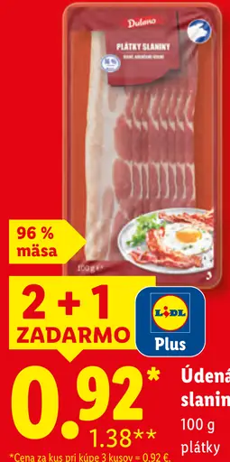 Dulano Údená slanina plátky