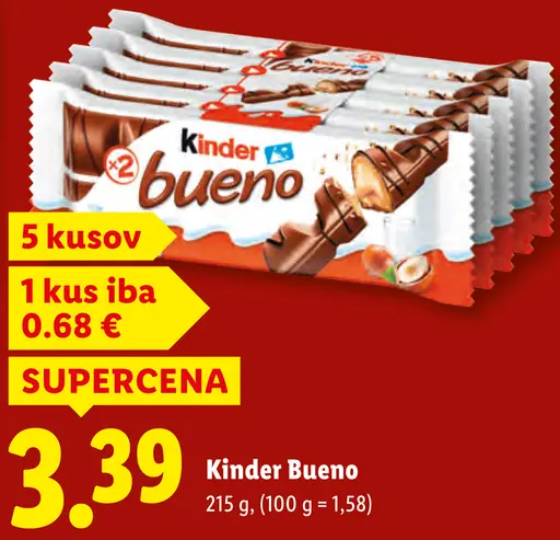 Kinder Bueno tyčinka