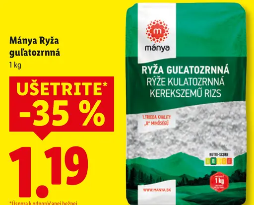 Manya Ryža guľatozrnná