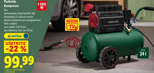 Parkside Tichý kompresor
