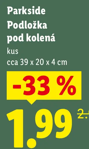 Parkside podložka pod kolená