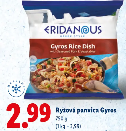 Eridanous Ryžová panvica Gyros