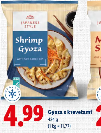 Vitasia Japanese Style Gyoza s náplňou