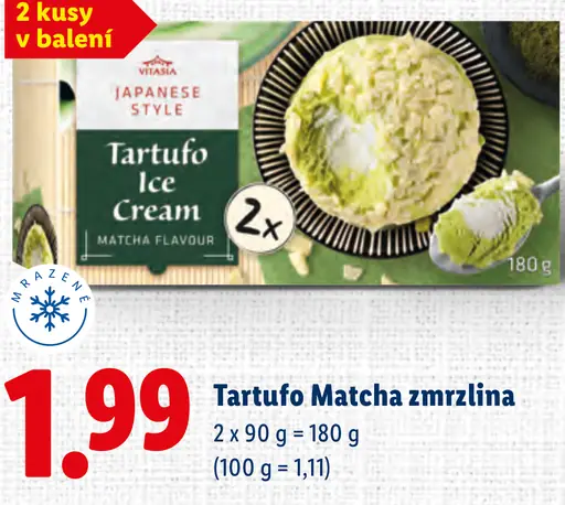 Vitasia Tartufo Matcha zmrzlina