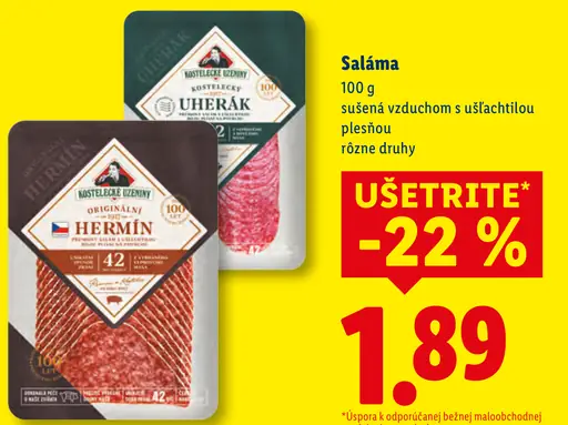 Hermin saláma sušená vzduchom s ušľachtilou plesňou