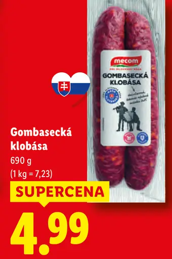 Mecom Gombasecká klobása