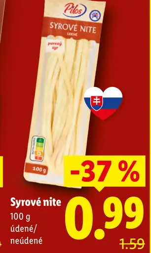 Pilos Syrové nite údené/neúdené