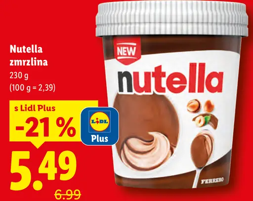Nutella zmrzlina