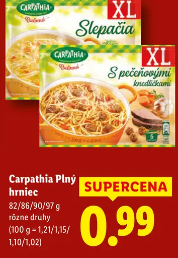 Carpathia Plný hrniec polievka