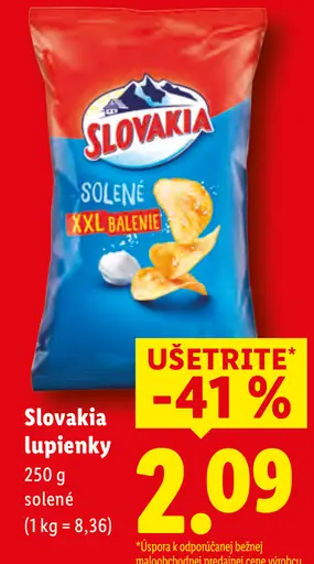 Slovakia lupienky solené