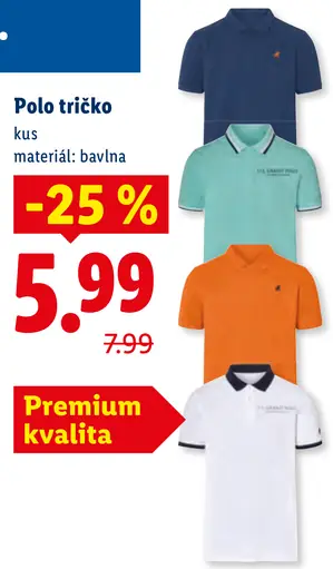 Pánske polo tričko