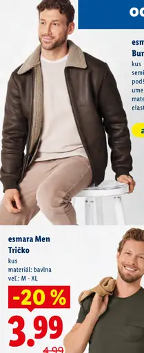 Esmara Men pánske tričko