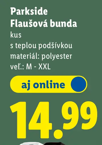 Parkside Flísová bunda