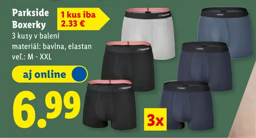 Parkside Pánske boxerky