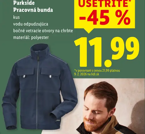 Parkside Pracovná bunda