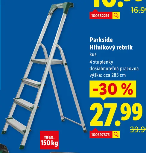 Parkside Skladací rebrík