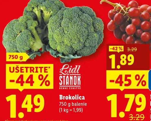 Lidl Štátnok Brokolica