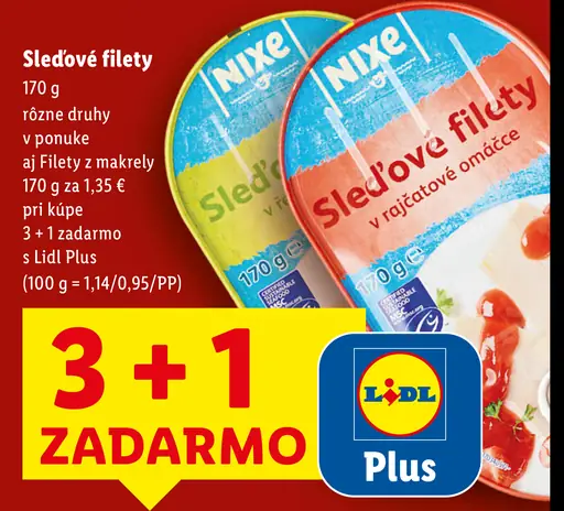 Nixe Sleďové filety