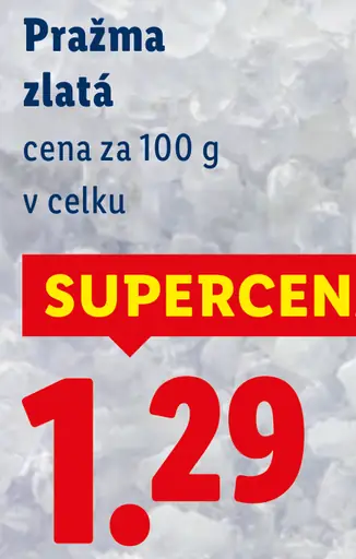 Pražma zlatá vcelku