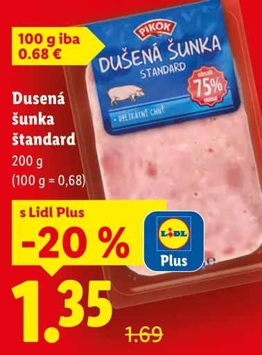 Pikok Dušená šunka štandard