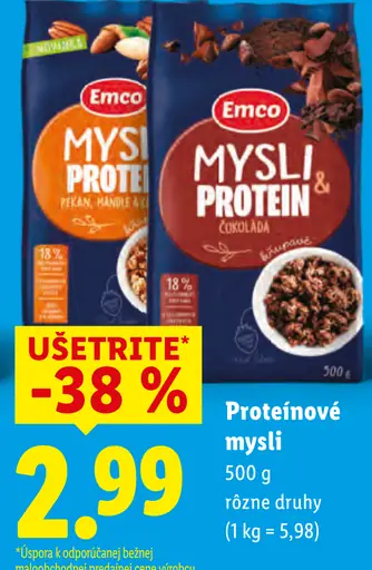 Emco proteínové müsli