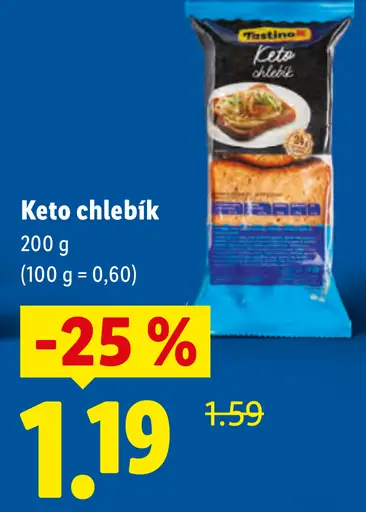 Tastino Keto chlebík