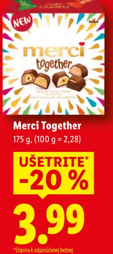 Merci together čokoláda