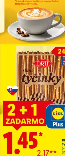 Dru slané tyčinky