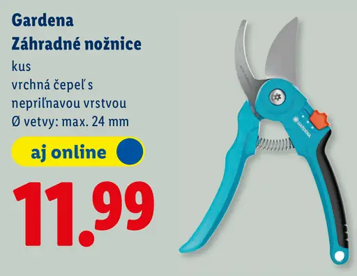 Gardena záhradné nožnice