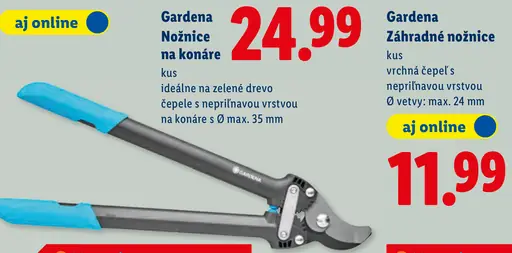 Gardena nožnice na konáre