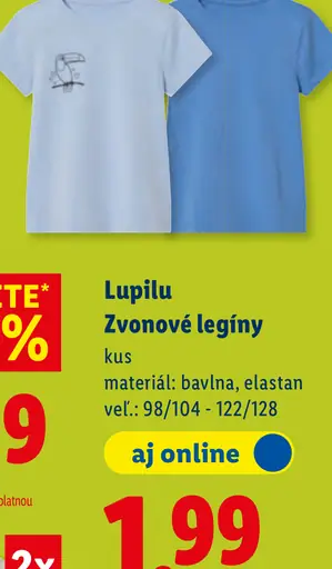 Lupilu zvonové legíny