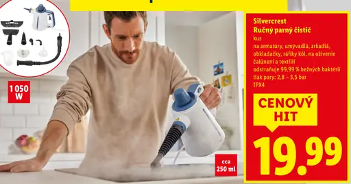 SilverCrest Ručný parný čistič