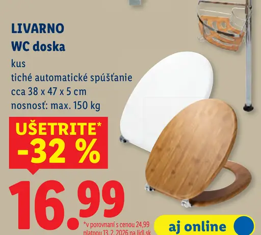 Livarno WC doska