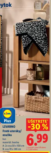 Livarno froté uterák/osuška
