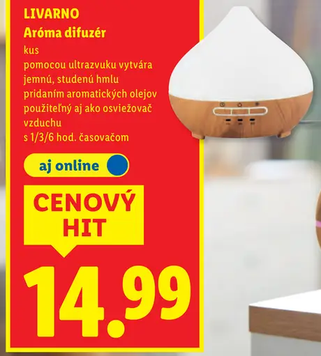 Livarno aróma difúzer