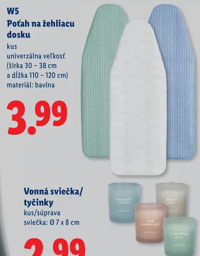 W5 Poťah na žehliacu dosku