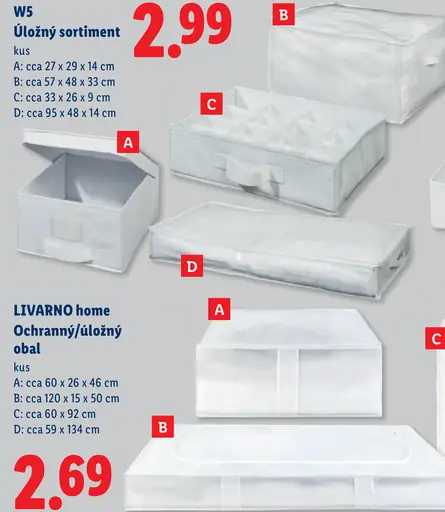 W5 Úložný sortiment