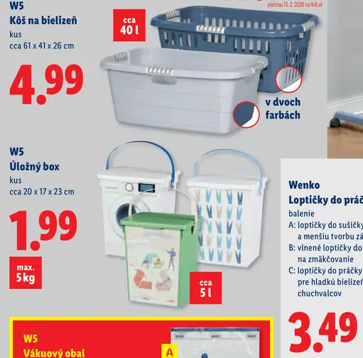 W5 Kôš na bielizeň