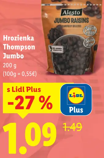 Alesto Thompson Jumbo hrozienka