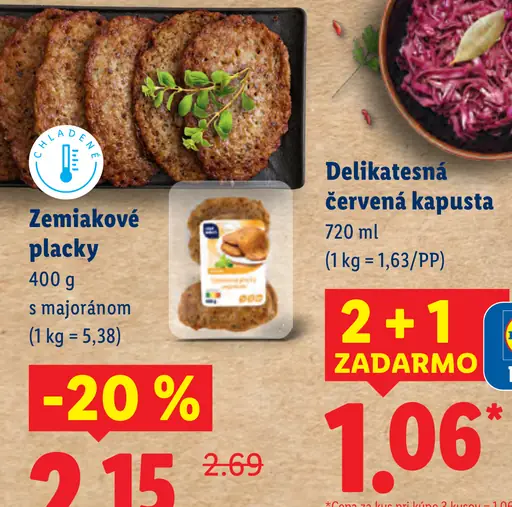 Zemiakové placky s majoránom