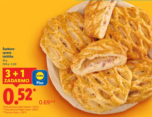 Šunkovo-syrová taštička