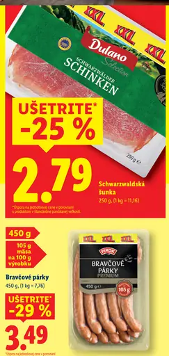 Dulano Schwarzwaldská šunka