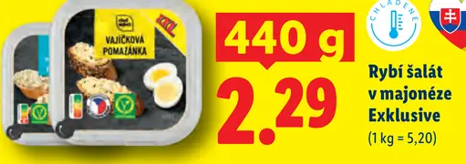 Rybí šalát v majonéze Exklusive