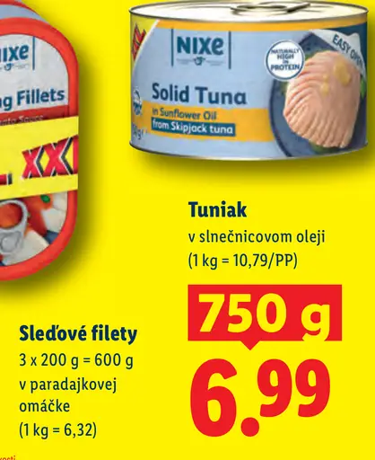 Nixe tuniak v slnečnicovom oleji