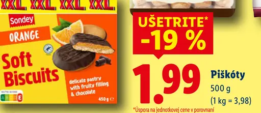 Sondey Soft Biscuits jemné plnené sušienky
