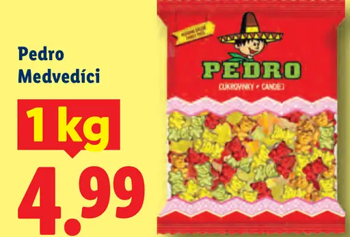 Pedro medvedíci želé cukríky