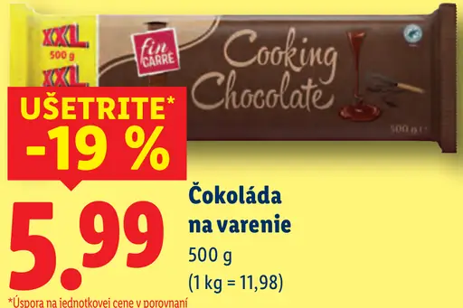 Fin Carre Čokoláda na varenie