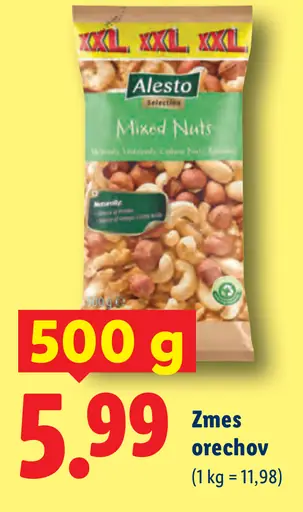 Alesto Zmes orechov